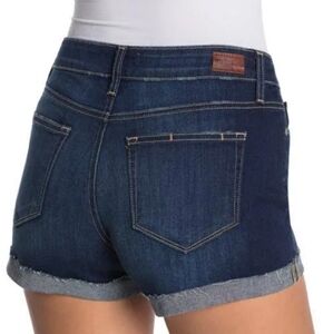 PAIGE JIMMY JIMMY, INDIGO,CUFF SHORTS, SIZE 26